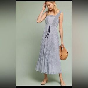 Maeve Anthropologie Darcy Striped Maxi Dress Size 4